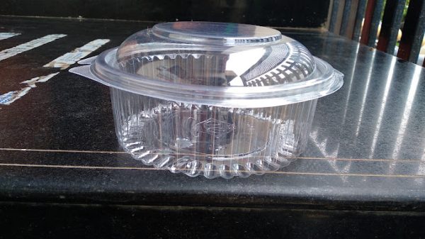 PET Hinged Round Box